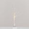 2ft. Pre-Lit White Birch Artificial Christmas Tree, Warm White LED Lights